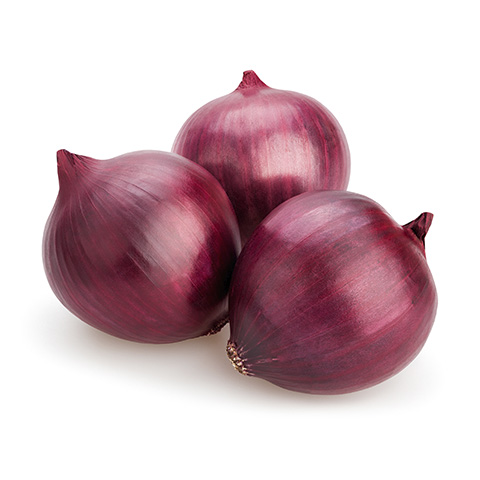 Fresh Red Onions, 3 lb Bag