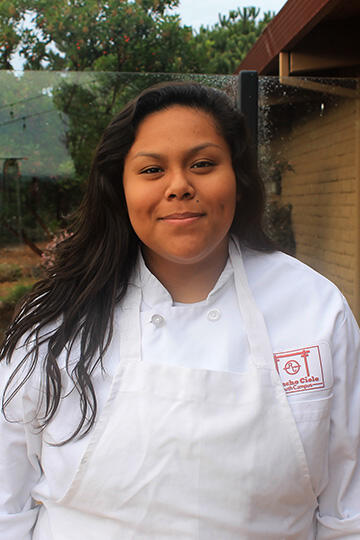Bryanne Velarde, Culinary Student, Rancho Cielo Drummond Academy