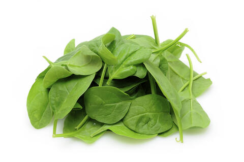 Triple-Washed Spinach